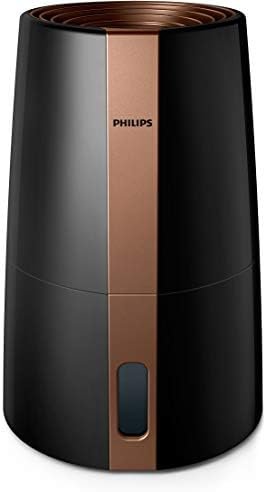 Philips 3000 Series Humidificateur d'air, jusqu’à 45 m², Taux d’humidification de 300 ml/h, Jusqu'à 99% de bactéries en moins, Réglages d'humidification automatiques (HU3918/10)